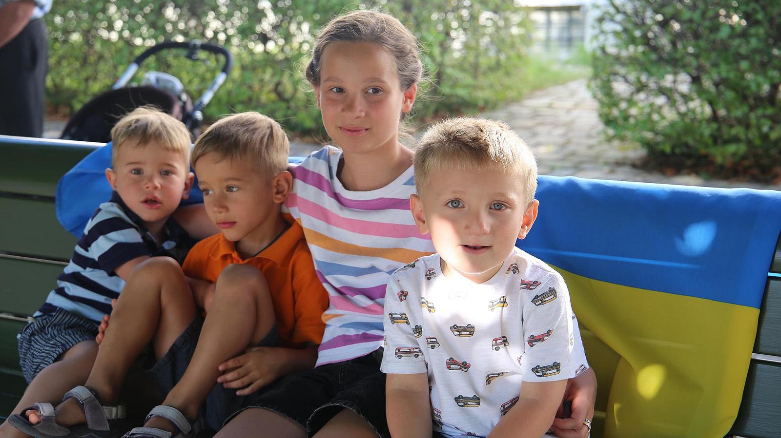 Kinder aus der Ukraine.